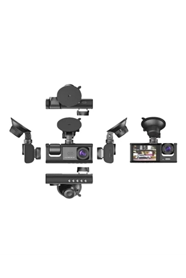 كاميرا أوتوماتيكية بثلاث كاميرات مع شاشة LCD مقاس 2.0 بوصة وتسجيل دوري - 3