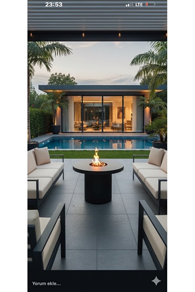 ateş çukurlu masa - 2