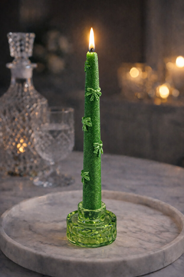 Fiyonklu Şamdan Mum - 1