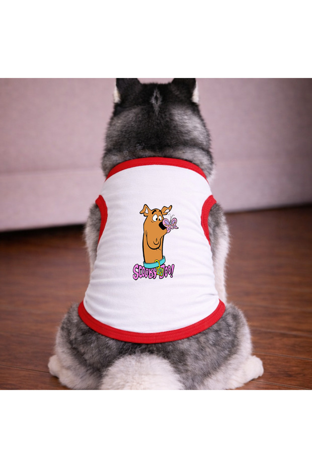 White Scob Dog Tshirt Dog Outfit (100% Cotton Combed Cotton) Small and Large Breeds