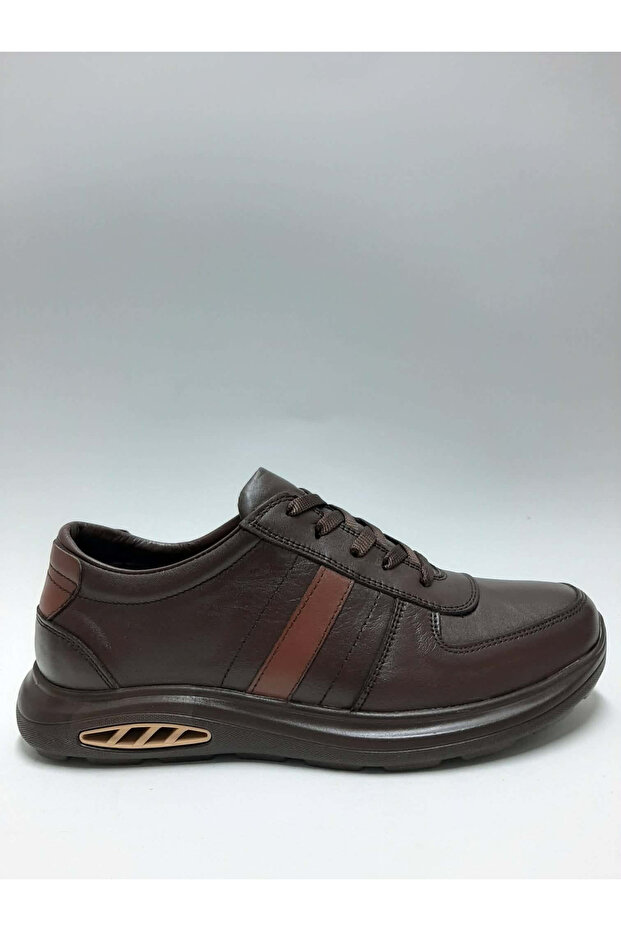 Genuine De Leather Brown Comfortable Casual Lightweight Summer Men's Shoes