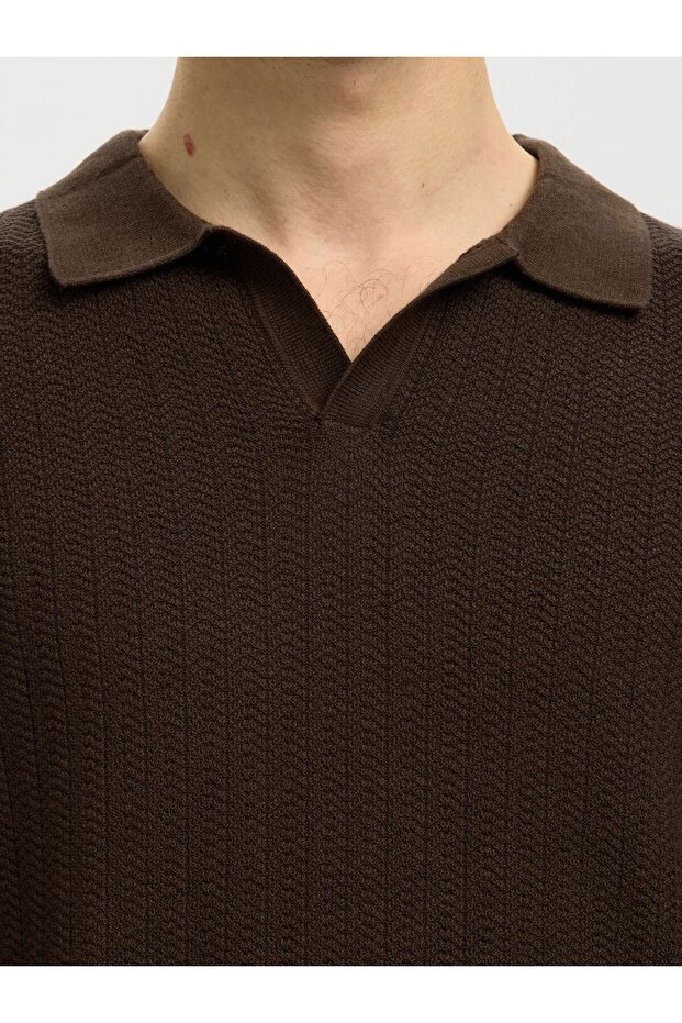 Poloshirt Leinenmix - 5