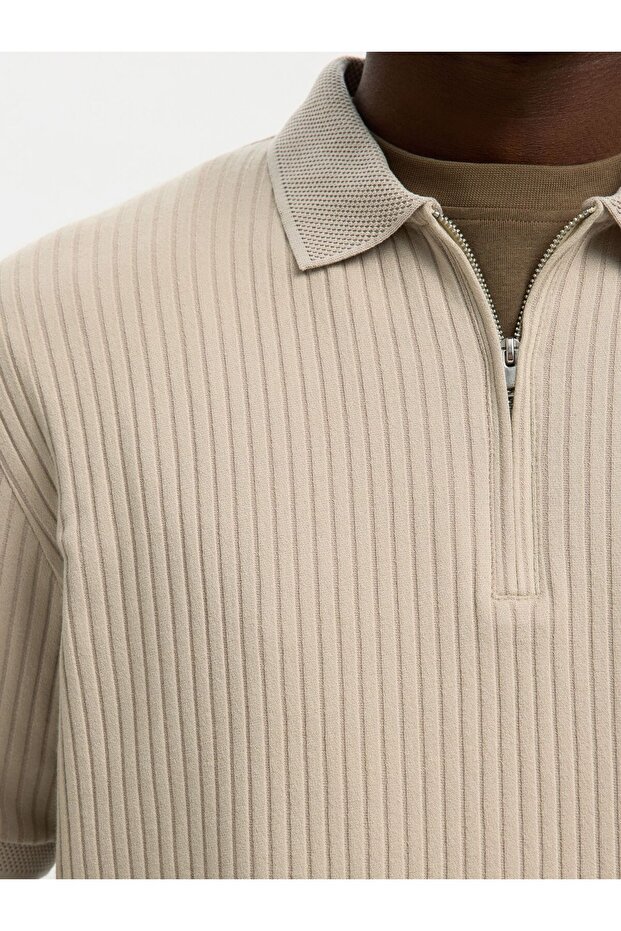 Poloshirt Reißverschluss - 5