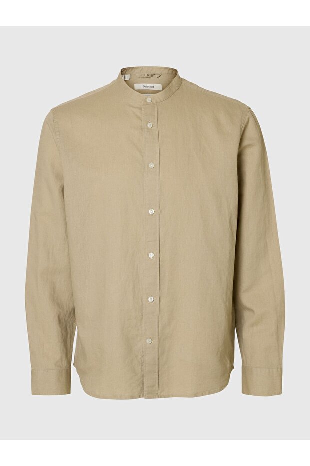 Langarmhemd Leinenmix - 2