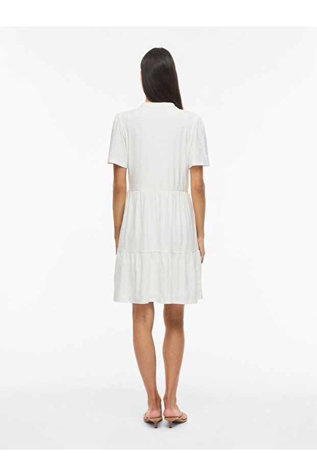 Rochie mini VIBELLI cu mâneci scurte - 4