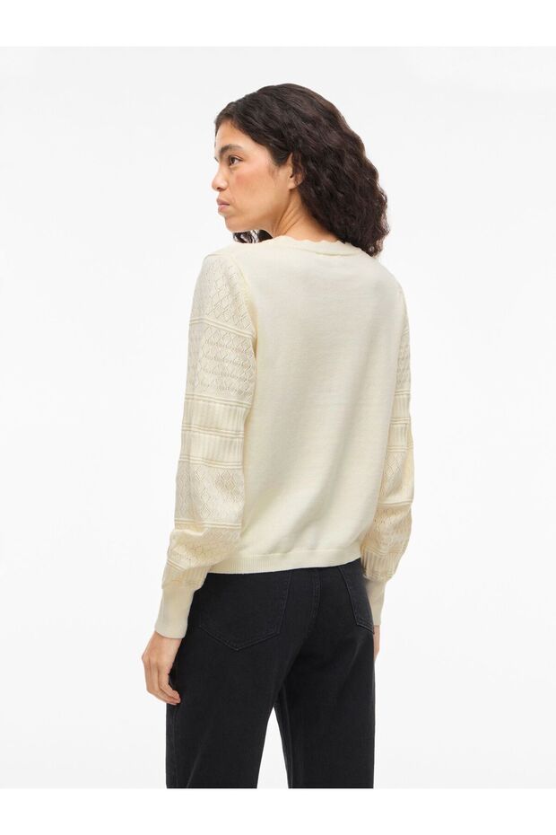 Strickpullover VIMILOS Pointelle - 4