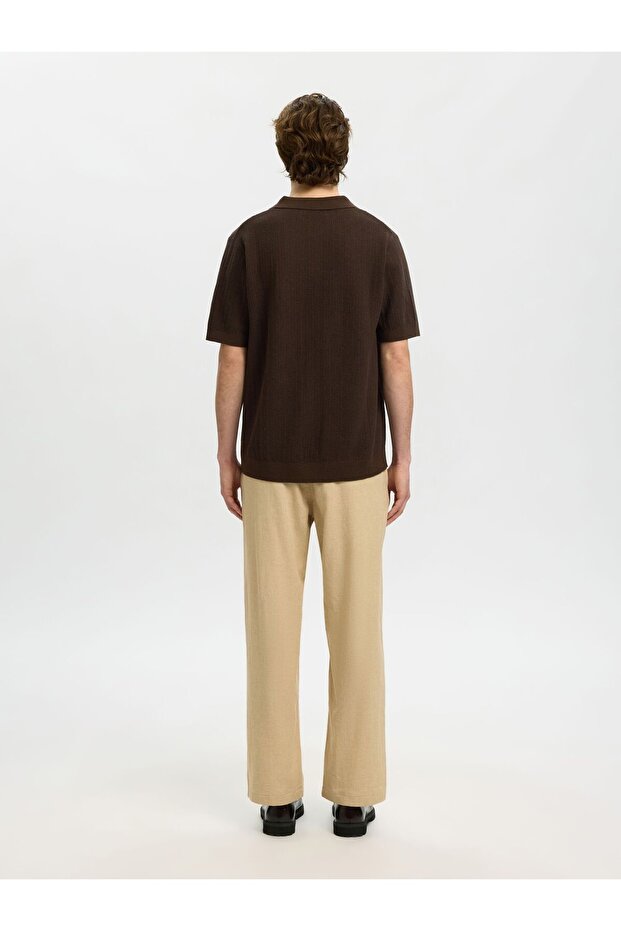 Poloshirt Leinenmix - 3