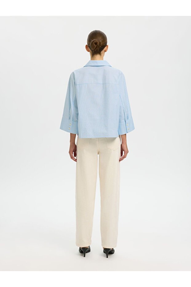 Hemd mit 3/4 Ärmeln Oversized - 3