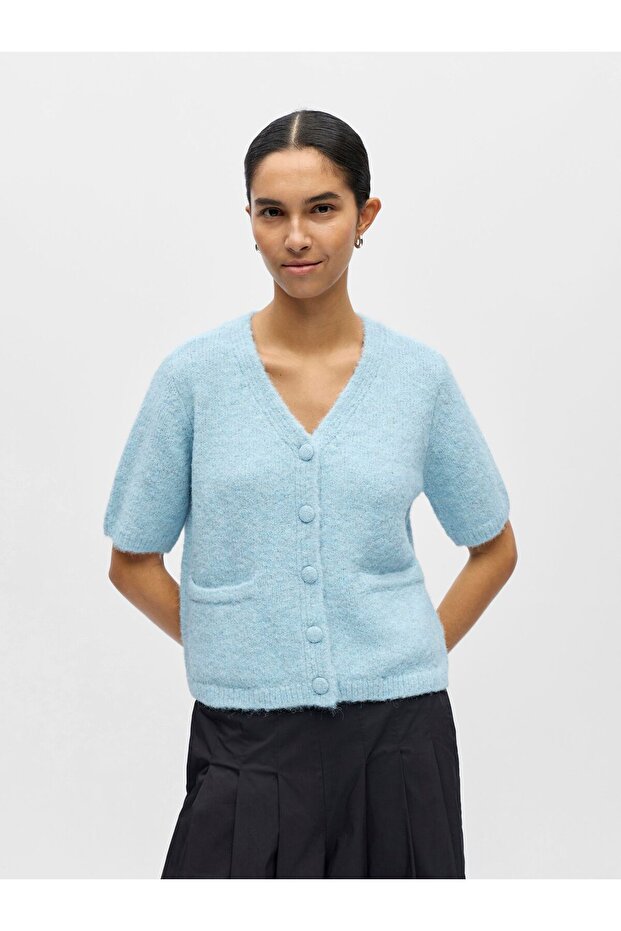 Strickjacke Cropped - 1