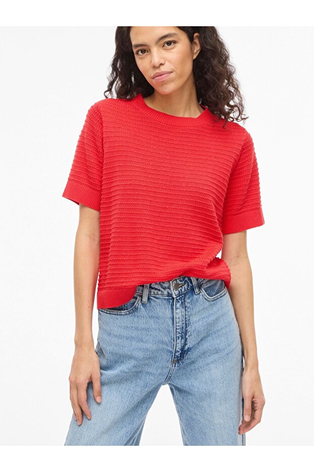 Strickoberteil VILOLLO Kurzärmeliges - 7