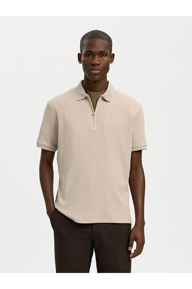 Poloshirt Reißverschluss - 1