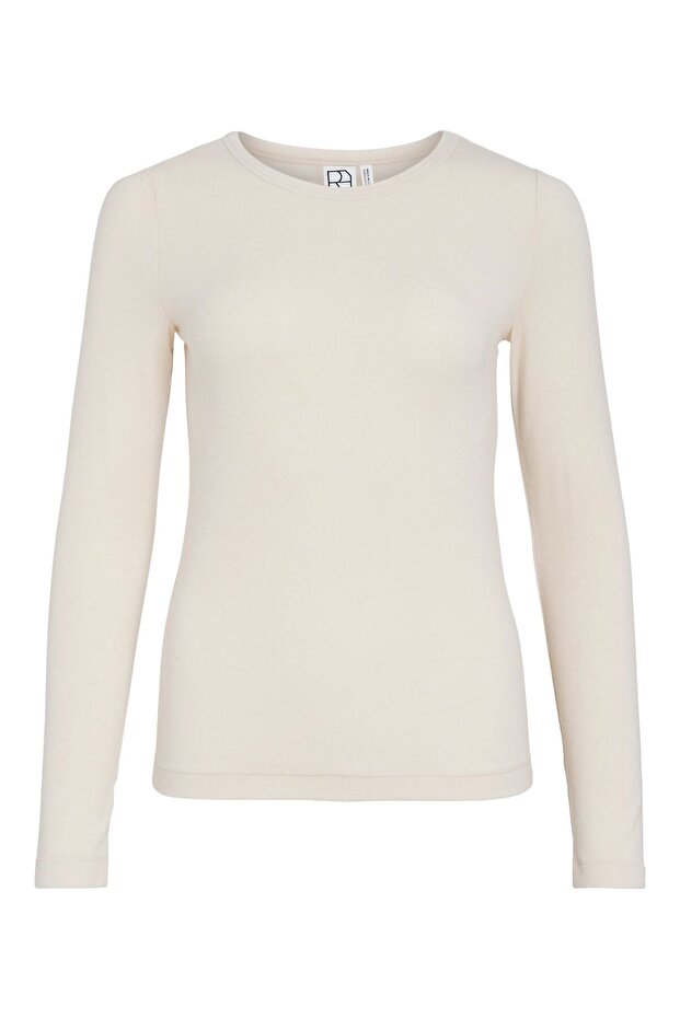 Oberteil mit langen Ärmeln Rundhals - 2