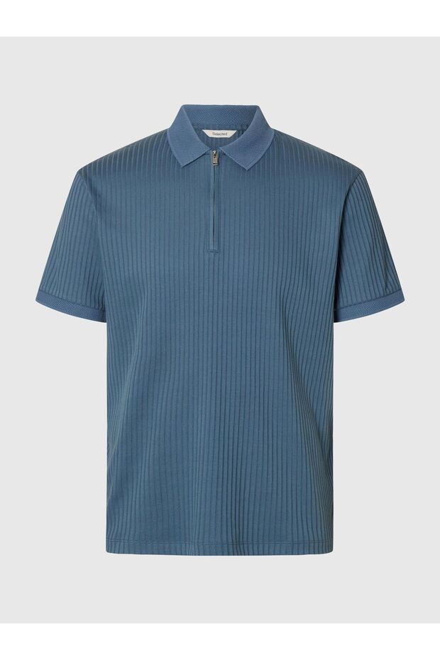 Poloshirt cu fermoar - 2