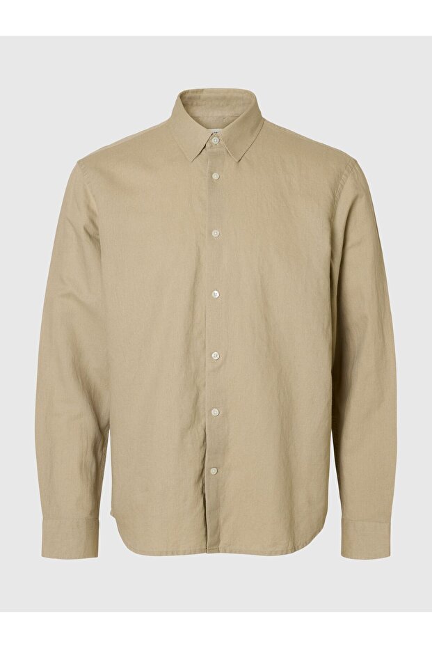 Bluse aus Leinengemisch Regular Fit - 2