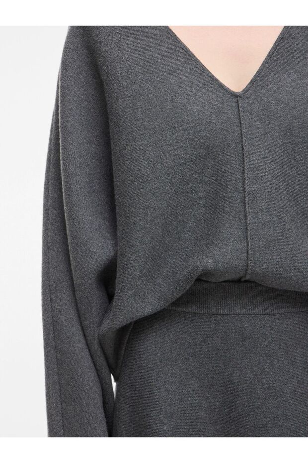 Strickpullover V-Ausschnitt - 6