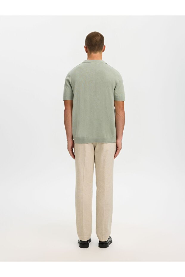 Polohemd aus Strick Kurzarm - 3