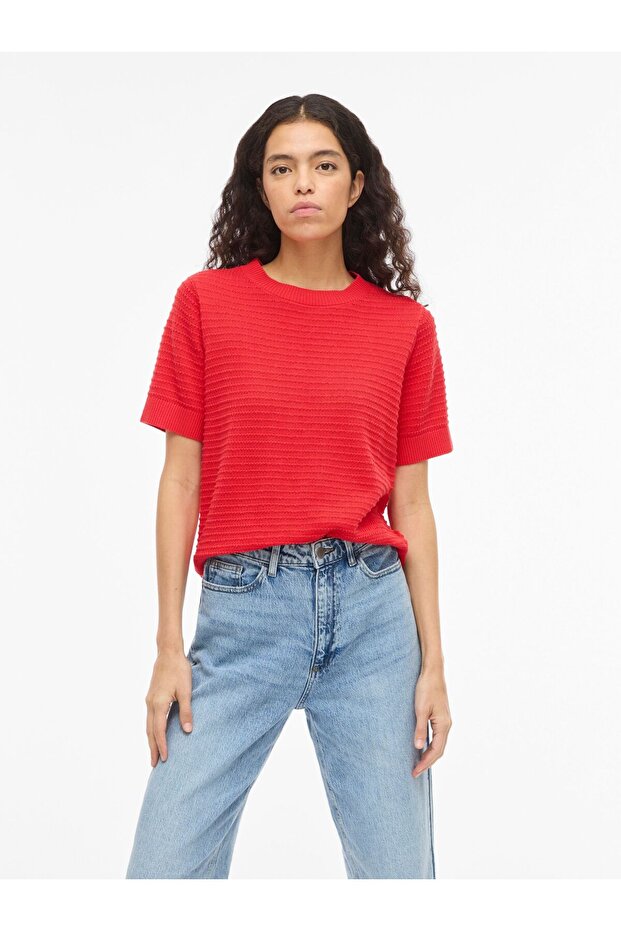 Strickoberteil VILOLLO Kurzärmeliges - 1