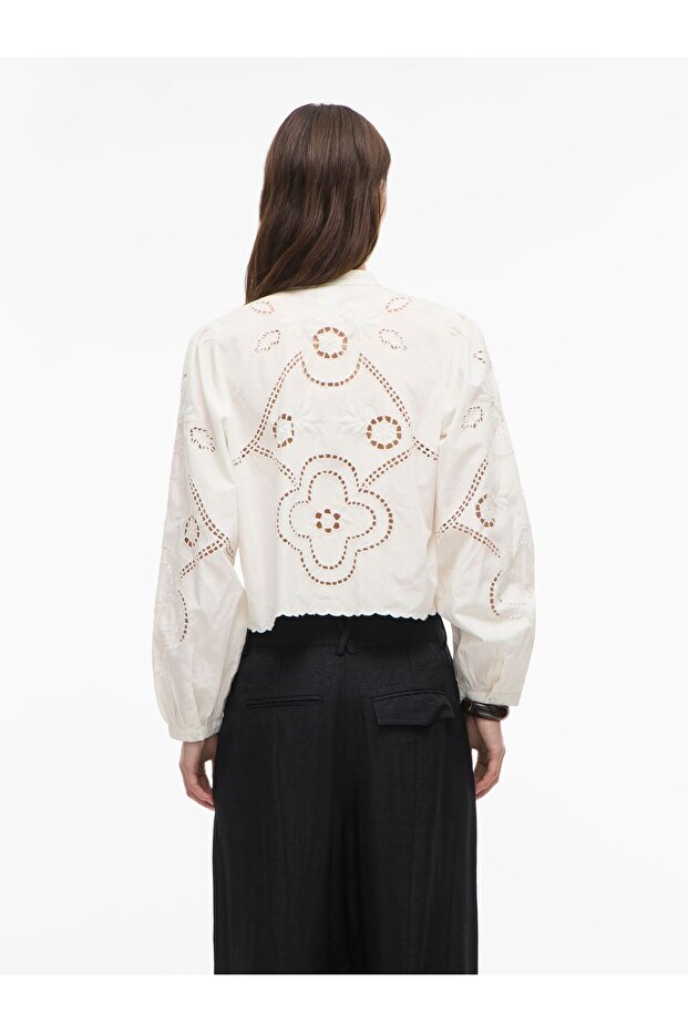 Langarmhemd Bindeverschluss - 4