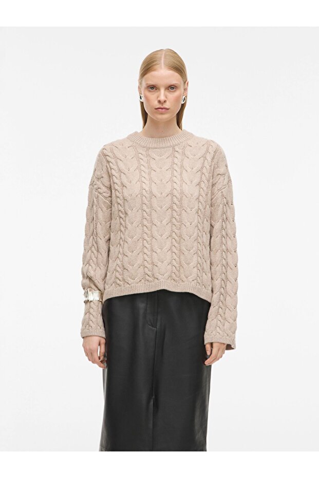 Strickpullover Rundhals - 1