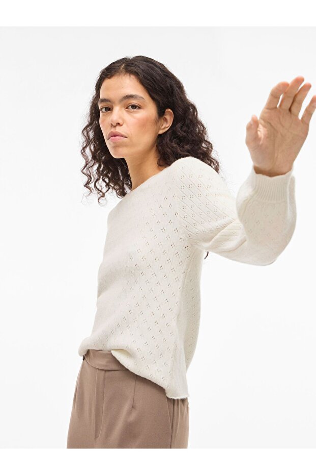 Strickpullover VIPOILA Rundhals - 7