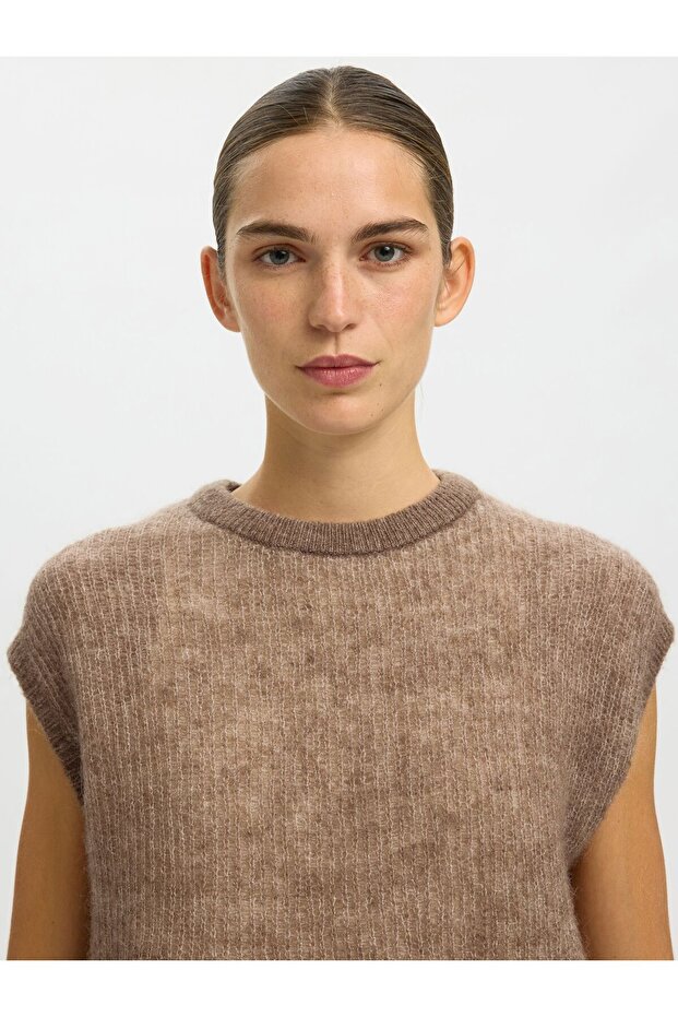 Strickweste Wollmix - 5