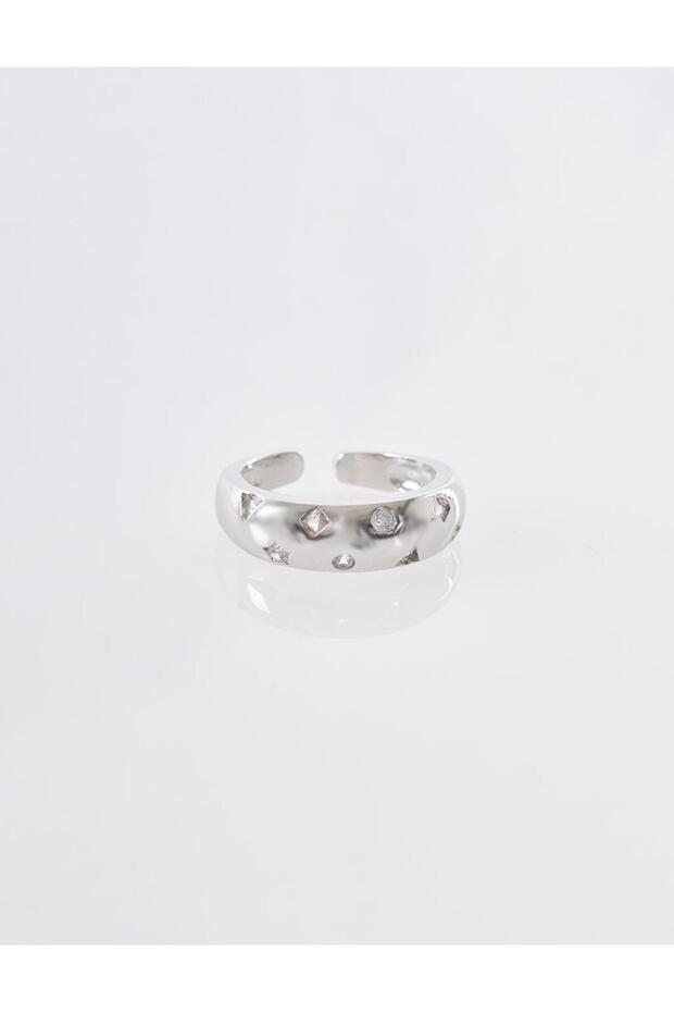 Curved Ring Silver - 4