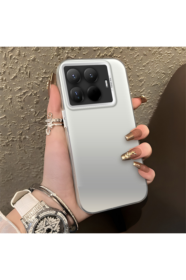 15t Pro Compatible Silicone Edge Hard Back Anti Fall Phone Case