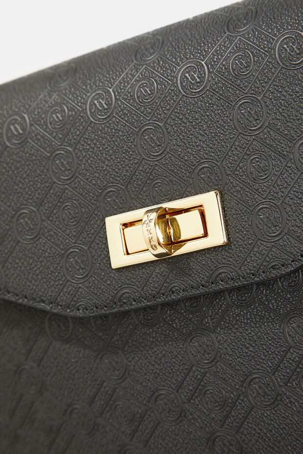 SİYAH MONOGRAM ÇANTA - 5