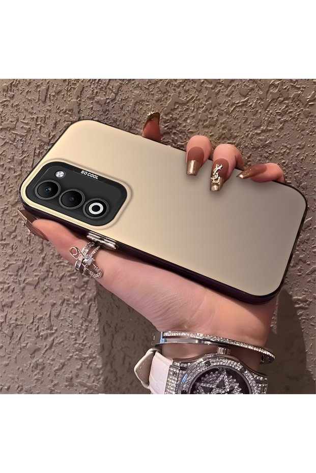 Silicone Edge Hard Back Anti Fall Phone Case Compatible with Oppo A5 5g