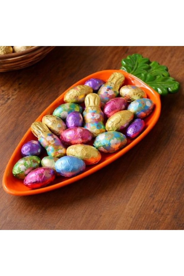 Egg Holder with Easter Carrot Design 27x12cm