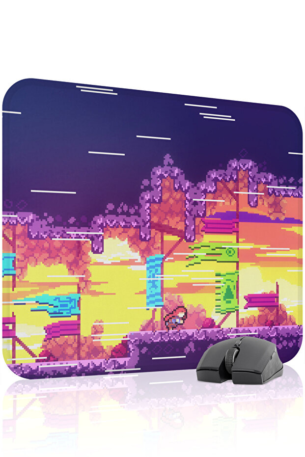 Celeste مانع للانزلاق لوحة ماوس مطاطية مخيطة للألعاب V5 - 48X40 XL لوحة ماوس للألعاب