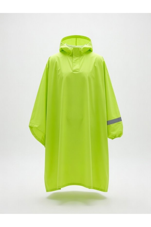 Lightweight Waterproof Raincoat with Sleeves Multi-Purpose Hooded for Outdoor Camping Fishing Standard Size