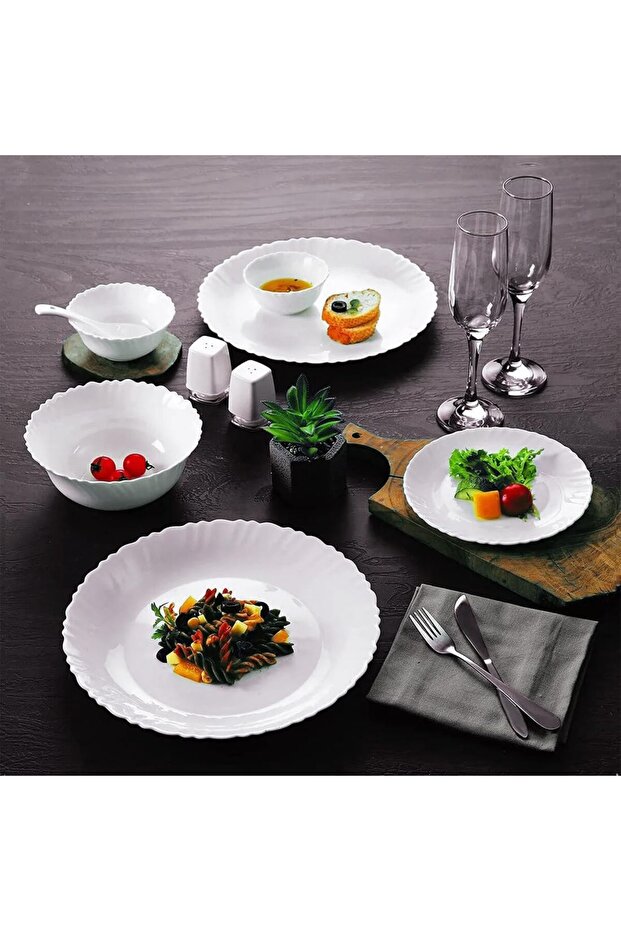 طقم عشاء أوبال من كوزين آرت مكون من 12 قطعة - 3