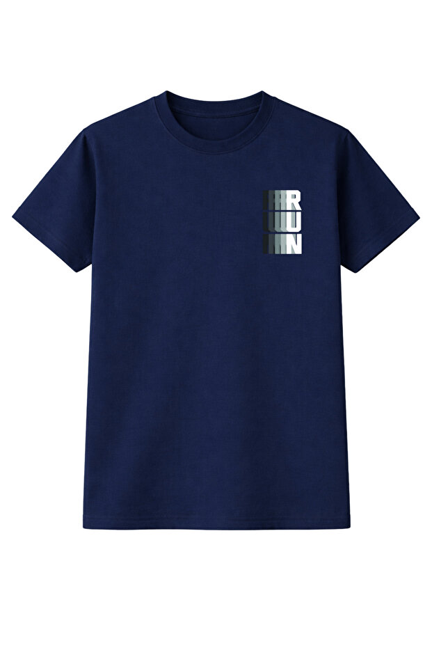 Unisex Oversized T-Shirt 100% Cotton Run Printed T-Shirt Crew Neck Casual Relaxed Fit
