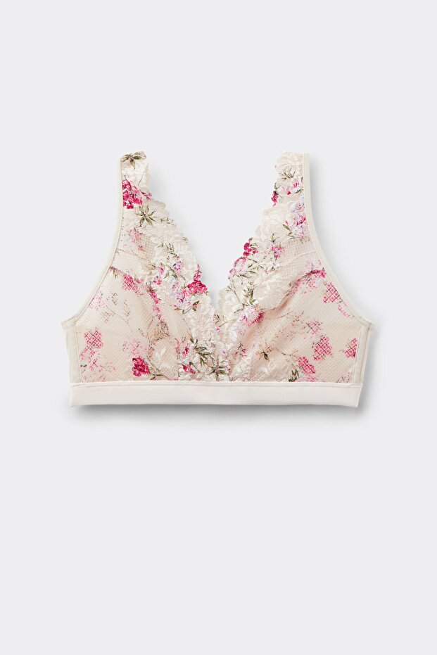 حمالة صدر بريتي فلاورز منقوش لارا تريانجل - 5