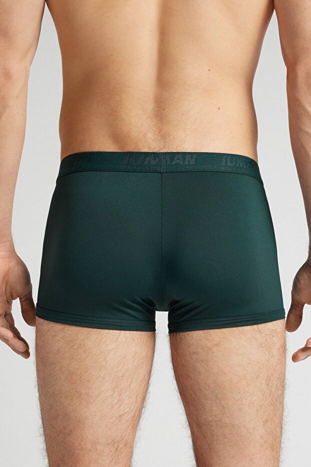 بوكسر من الألياف الدقيقة مع شعار - 3