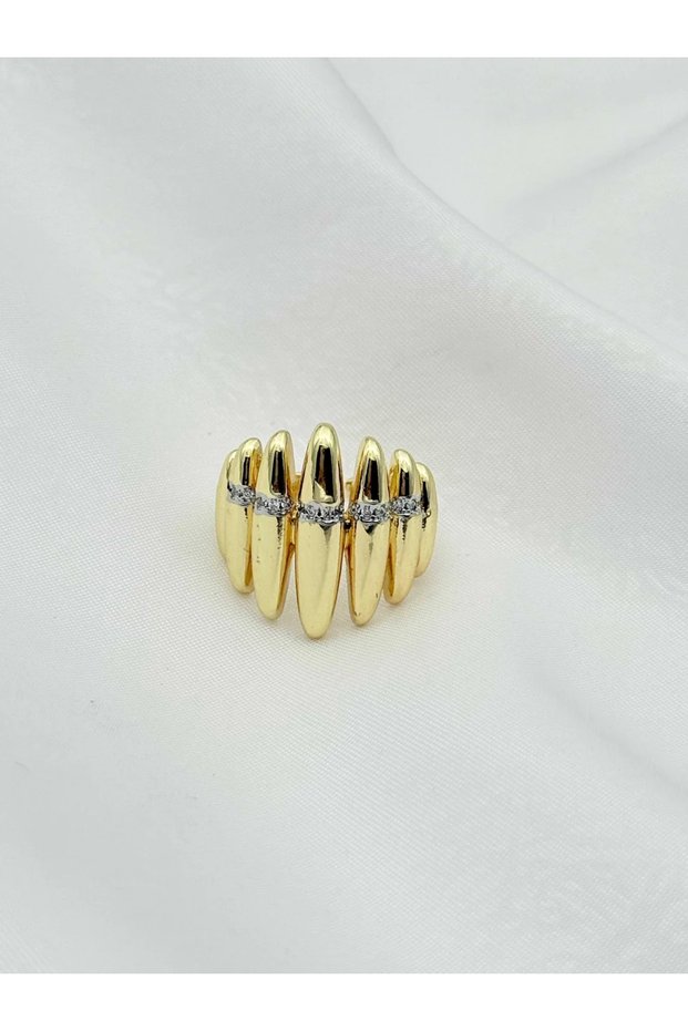 Steel Double Color Adjustable Design Ring