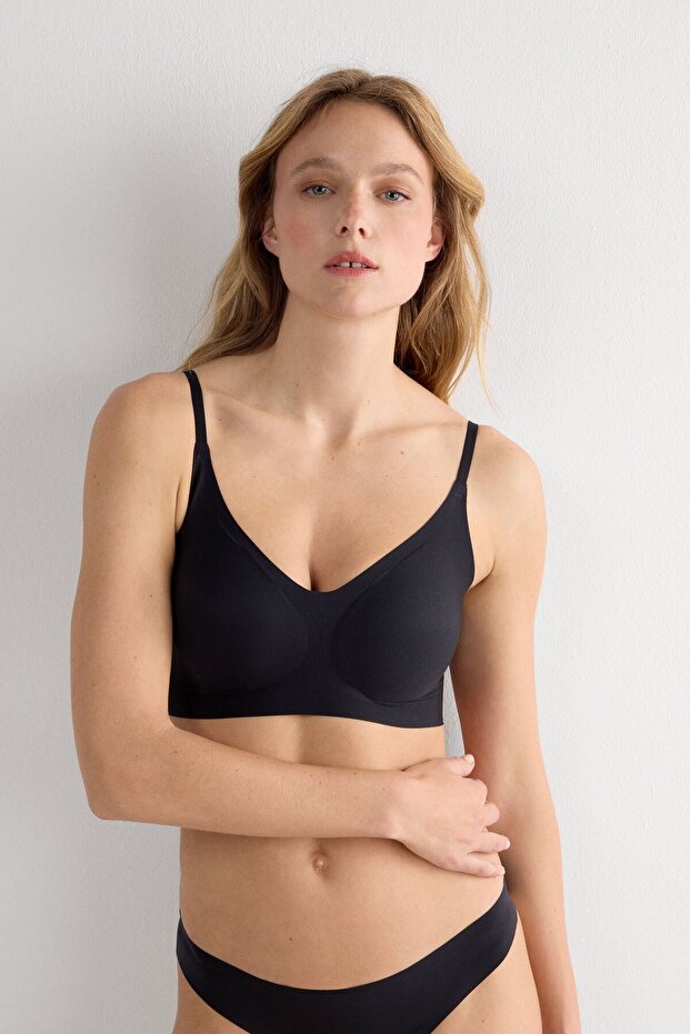 Eri Microfiber Cropped Bra - 1