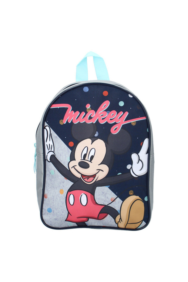 Polka Dot Polyester Backpack - 1