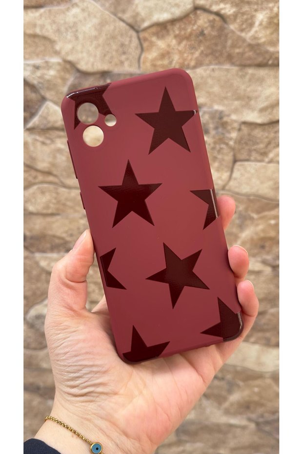 Samsung Galaxy A04 Compatible Star Silicone Shock-Absorbing Classic Protected Rubber Case