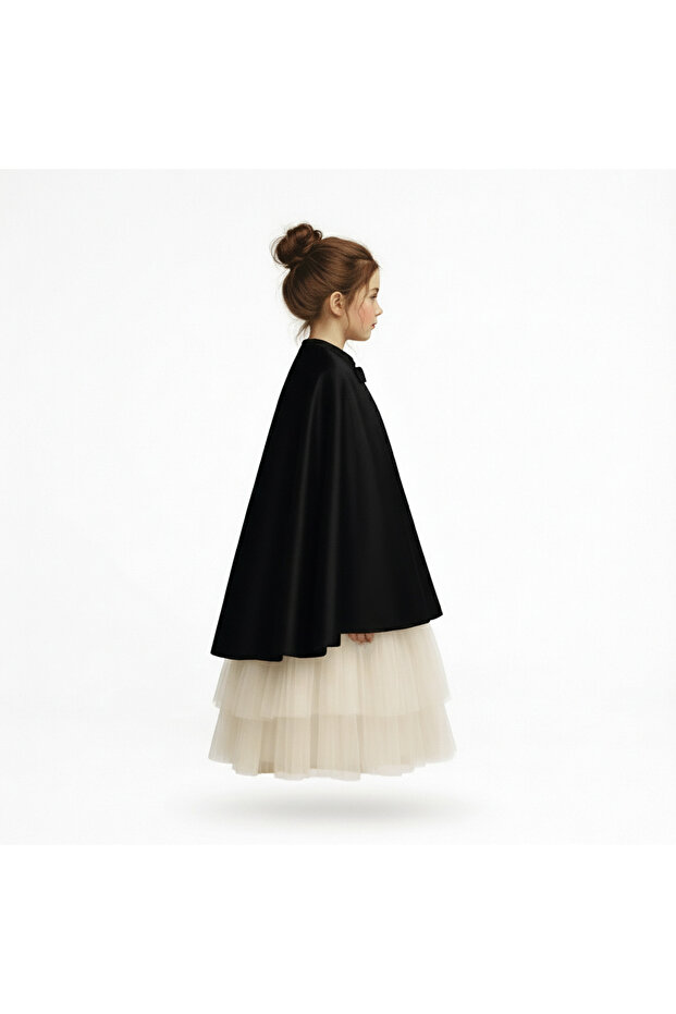 Cape Unprinted Black Performance Cape
