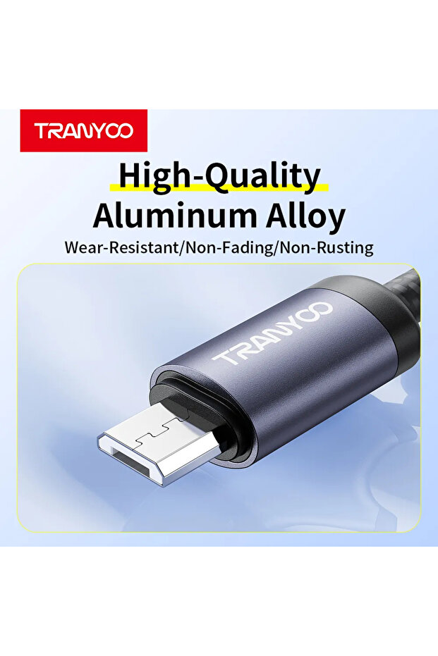 كابل بيانات USB-Micro بطول 1 متر - T-S20V - 2