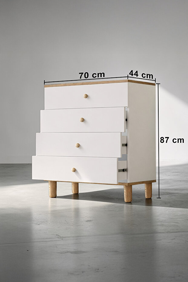 Buğlem 4 Çekmeceli Şifonyer - 5