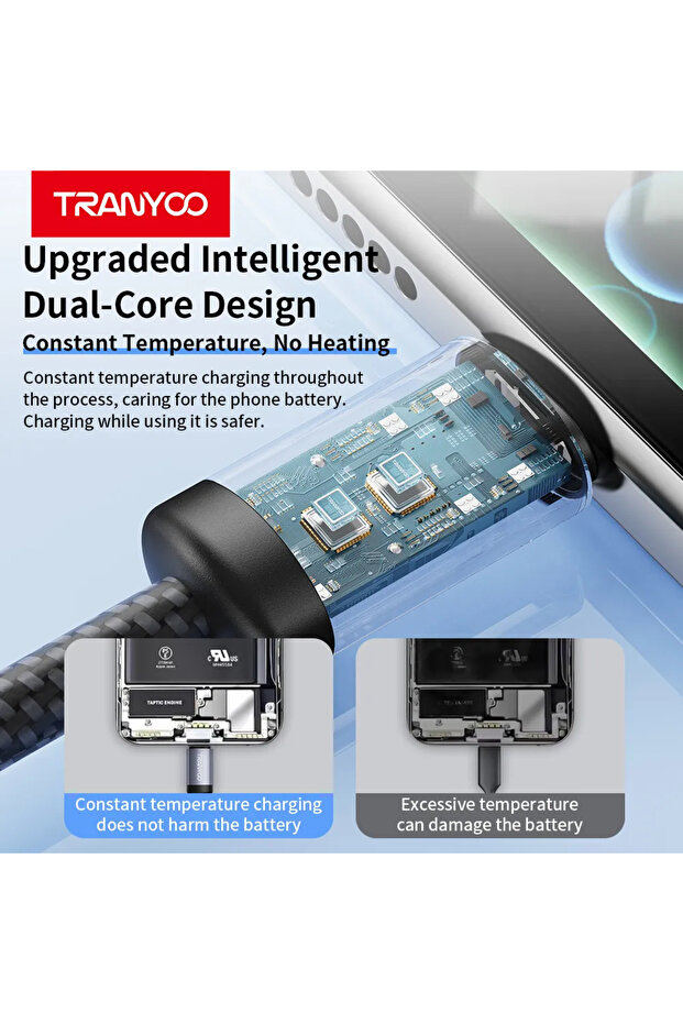 كابل بيانات USB-Micro بطول 1 متر - T-S20V - 4