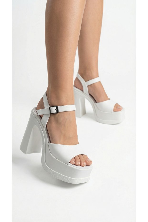 High Platform Wedge Heel Skin Buckle Summer Women's Wedge Sole Sandals Shoes