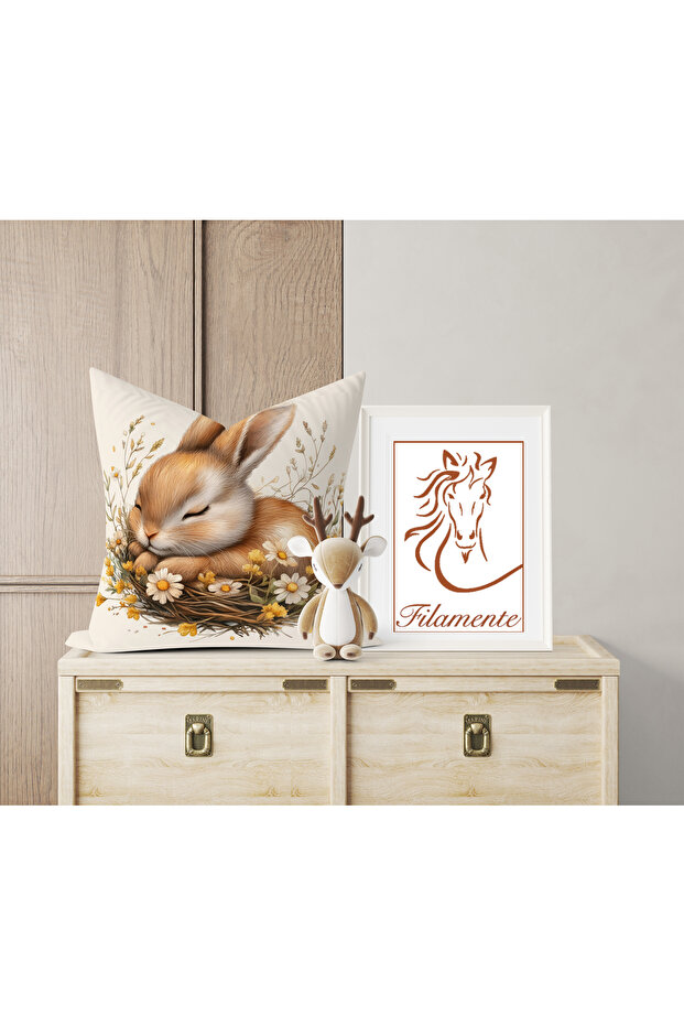 مزدوج الوجهين طباعة رقمية غطاء وسادة - الربيع / عيد الفصح / عيد الفصح السعيد - 3