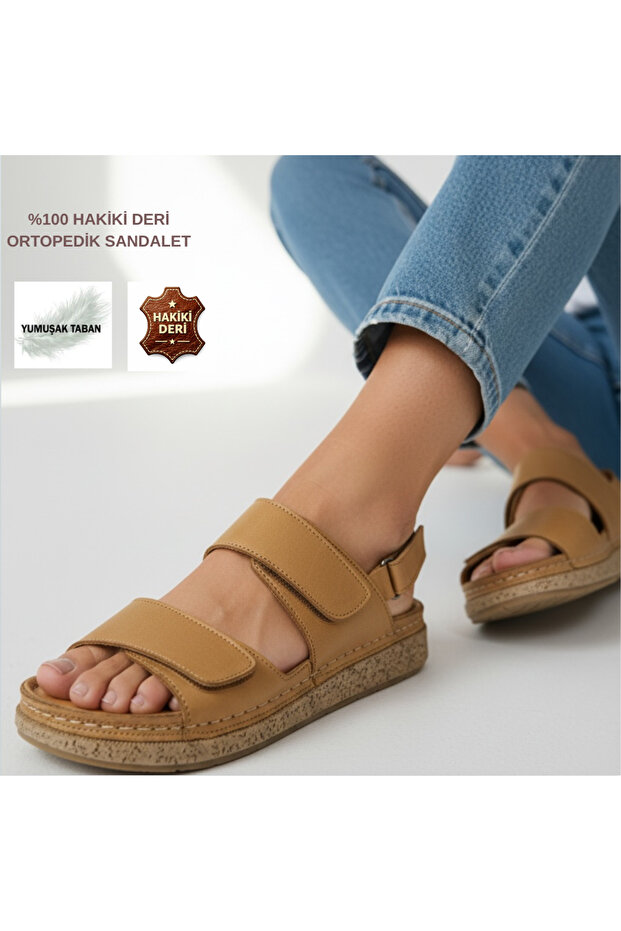 Double-Band Sandals Suitable for Fully Orthopedic Combined Foot Wear