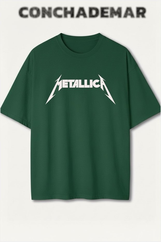 Metallica Printed Premium Oversized Cotton Lu t Shirt