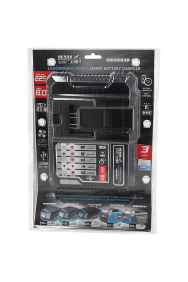 Încărcător rapid inteligent 18V, 8A - 6