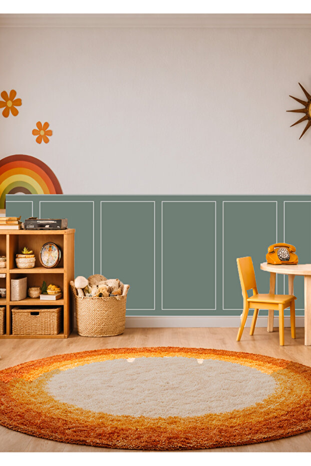 مجموعة ملصقات رقائق تغطية الجدران ذات الإطار الكلاسيكي المكونة من منقوش قطع - 5